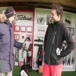 Golf Post Redakteur Yannick Beyss im Gespräch mit Jan Bellenhaus, Area Sales Manager bei Titleist. (Foto: Golf Post)