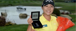 Lydia Ko freut sich über ihren Sieg bei der Kia Classic. (Foto: Getty)