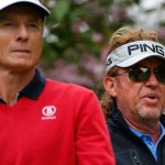 Bernhard Langer und Migue Ángel Jiménez bei der Mitsubishi Electric Classic. (Foto: Getty)