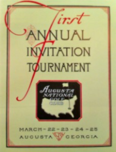 Auf der ersten Einladung zum Turnier in Augusta war von "Masters" noch keine Rede. (Foto: Michael F. Basche)