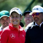 Der Master-Sieger von 2009, Angel Cabrera, hat mit Emiliano Grillo endlich wieder einen Landsmann (Argentinien) an seiner Seite und spielt die Proberunde selbstverständlich mit dem Masters-Rookie zusammen. (Foto: Getty)
