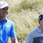 Was für ein Flight! Jordan Spieth und Rory McIlroy werden den Moving Day beim Masters gemeinsam bestreiten. (Foto: Getty)