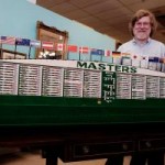 Das berühmte Leaderboard des Augusta Natioal aus Lego. (Foto: The Augusta Chronicle)