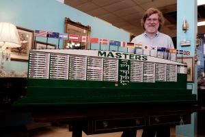 Das berühmte Leaderboard des Augusta Natioal aus Lego. (Foto: The Augusta Chronicle)
