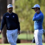 Eine britische Platzprobe erfuhr der Augusta National in Form des Nordiren Rory McIlroy und des englischen Masters-Rookies Andy Sullivan. (Foto: Getty)