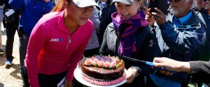 Lydia Ko feiert ihren 19. Geburtstag bei der Swinging Skirts LPGA Classic. (Foto: Getty)