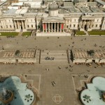 Viel Raum für Golf-Träume: Der Trafalgar Square in London könnte im September zu einem kunstvollen Golfkurs umgestaltet werden. (Foto: Getty)