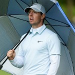 Einem echten Iren macht auch der Regen nichts aus. Rory McIlroy ließ sich vom Wetter am Moving Day der Irish Open nicht beeindrucken. (Foto: Getty)