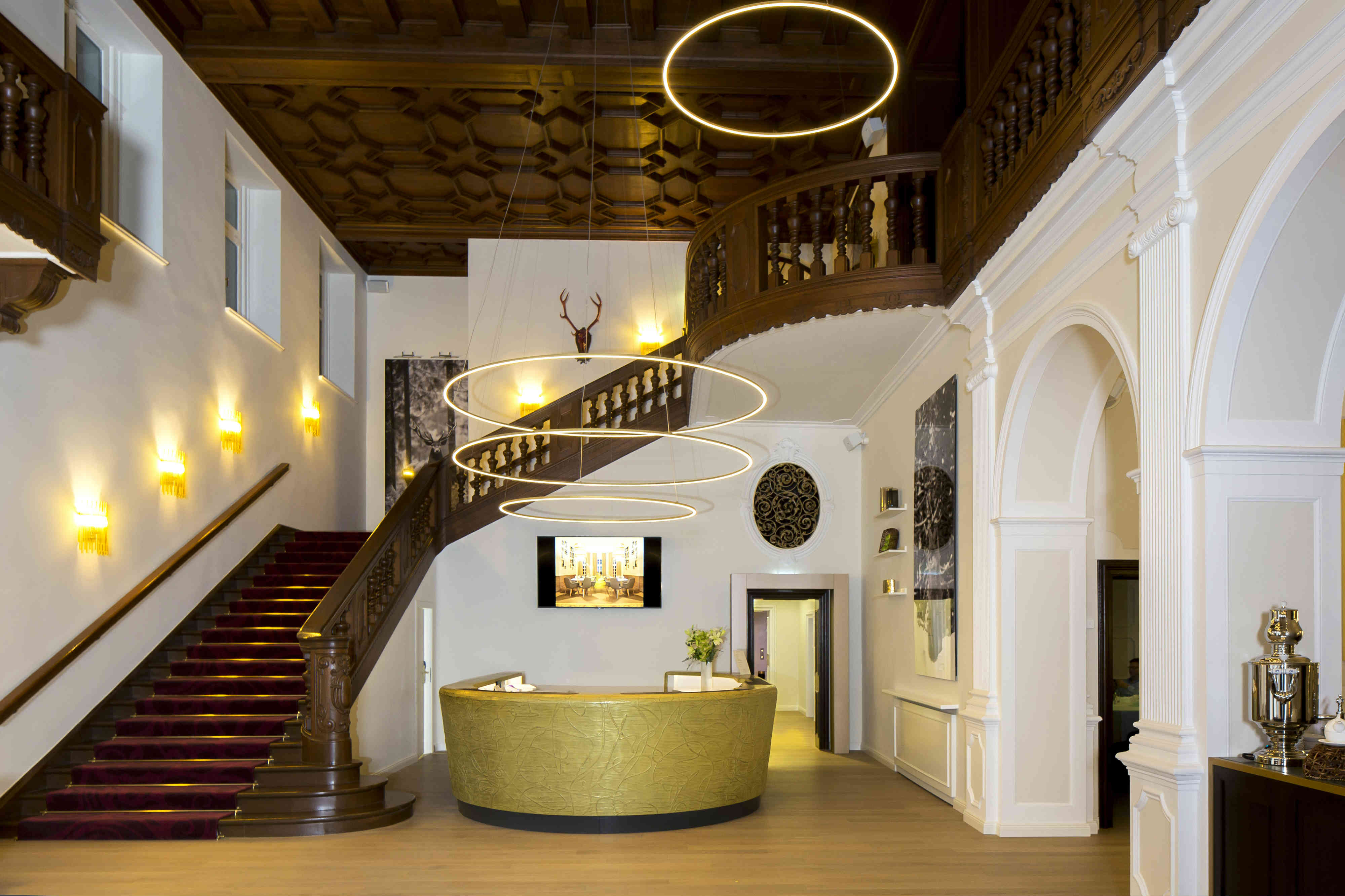 Das Schlosshotel Fleesensee besticht durch barocke Eleganz, stilvoll vereint mit modernem Design.