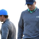 Wenig Grund zur Freude: Rory McIlroy und Jordan Spieth befinden sich momentan nur im Schatten von Jason Day. (Foto: Getty)