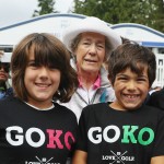 Lydia Ko (rechts) mit ihren Fans bei der Women's PGA Championship. (Foto: Getty)