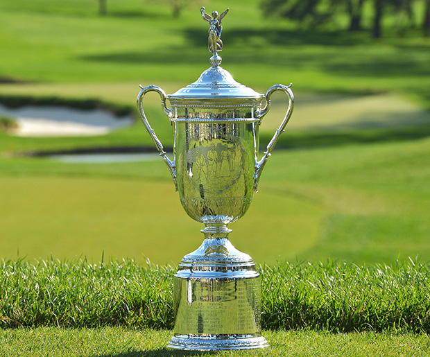 Die US Open Golf Trophäe