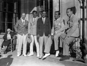 US-Open-Sieger von 1931 Billy Burke, in der Mitte. (Foto: Getty)