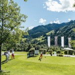 Atemberaubende Kulisse für ein Golfturnier im GC Eichenheim in Kitzbühel (Foto: Mercedes Benz)