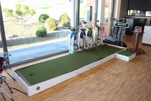 Das 4ProGo Putting Green im Profil im Kölner Golfclub (Foto: Golf Post)