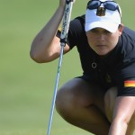 Caroline Masson und Sandra Gal gehen zusammen auf die letzte Runde. (Foto: Getty)