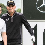 Blick ins Bag: In Kitzbühel gemeinsam auf der Runde und danach im ausgiebigen Equipment-Interview - Johannes Eck (li. Golf Post Team) und Marcel Siem. (Foto: Mercedes-Benz)