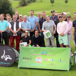 Auf dem Platz des Golfclub Oberberg ging es hoch her: Prominente zeigten ihr Können für den Guten Zweck. (Foto: Golf Post)