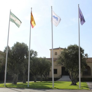 Empfangsgebäude im Valderrama Golf Club (Foto: Golf Post)