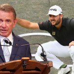 PGA-Tour-Chef Tim Finchem (l.) versucht vor Beginn seines Ruhestandes noch einiges zu bewegen.