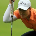 Caroline Masson im Aufschwung vor dem Finale des Lorena Ochoa Invitational. (Foto: Getty)