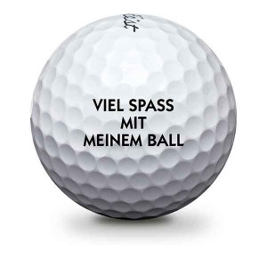 So könnte Ihr personalisierter Ball aussehen. (Foto: Titleist)