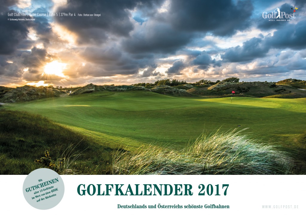 Der Golf Post Golfkalender 2017: Jetzt im Shop erhältlich. (Foto: Golf Post)