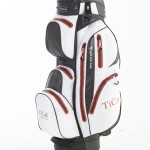 Das Funktionsgolfbag, das als Cart- oder Standbag erhältlich ist, kommt etwas sportlicher daher. (Foto: TiCad)