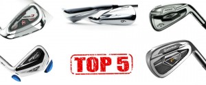 Diese fünf Eisen haben es in die Golf Post Top 5 der besten Eisensätze 2016 geschafft. (Foto: Titleist/TaylorMade/Wilson/Mizuno/Callaway)