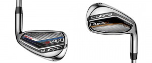 Die Cobra King F7 One Length Eisen (re.) im großen Video-Check mit PGA Pro Florian Raggl. (Foto: Cobra Golf)