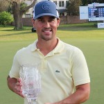 Nach fünf Jahren ohne Sieg kann Casey Wittenberg bei der Chitimacha Louisiana Open wieder strahlen. (Foto: Twitter/WebDotComTour)