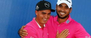 Rickie Fowler (l.) und Jason Day starten gemeinsam bei der Zurich Classic in New Orleans.