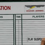 Traurig aber wahr! Der berühmte Par-3-Contest beim masters musste aufgrund des Wetters abgebrochen werden. (Foto: Getty)