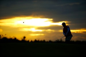 Hainan Island, China. Im Morgenlicht: Chinas südlichster Golfplatz(Foto: Getty)