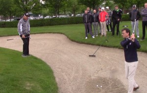 Bob Vokey (l.) beim fitting der neuen MS6 Schläger in Köln. (Foto: Golf Post)