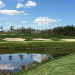 Die 18. Bahn des Nord-Course Green Eagle hat alles, was es für ein spannendes Finale bei der Porsche European Open braucht. (Foto: Golf Post)