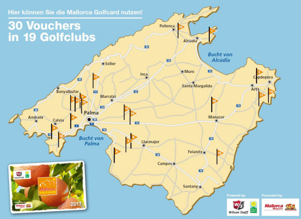 Mallorca Golfcard 2017: Hier können Sie die Karte nutzen! (Bild: Mallorca Golfcard)