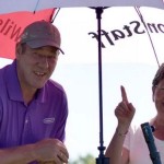 Der Schirm Caddie lässt sich in vier verschiedene Stufen einstellen. (Foto: Schirm Caddie)