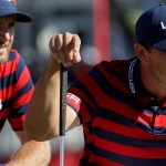 US-Open-Sieger Brooks Koepka (r.) und der Weltranglistenerste Dustin Johnson sind nicht nur gute Freunde, sie trainieren auch regelmäßig zusammen.