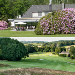 Das Clubhaus und der 13. Abschlag des Golf-Clubs Bergisch Land. (Foto: Golf-Club Bergisch Land)