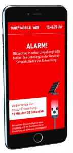 Die Warnmeldung auf dem Smartphone. (Foto: Coptr)