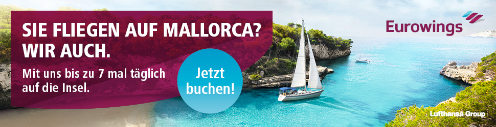 Jetzt das Märchen wahr werden lassen und mit Eurowings nach Mallorca fliegen.