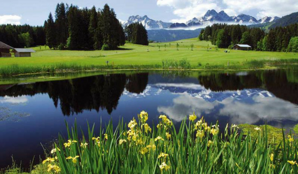 Hier zu sehen: Golfplatz Oberallgäu, Bahn 3. (Foto: Golf Resort Sonnenalp-Oberallgäu)