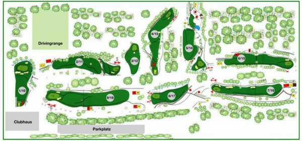 Platzübersicht des Golfclub Bad Herrenalb-Bernbach. (Foto: Golfclub Bad Herrenalb-Bernbach)