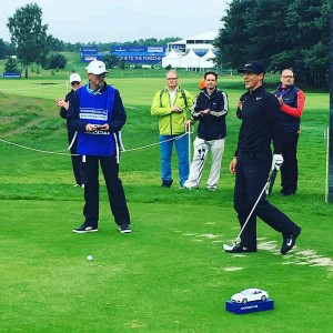 Beim 4-Loch-ProAm der Porsche European Open ging "unser" Flight mit dem Dänen Thorbjörn Olesen auf die Runde. (Foto: Golf Post)