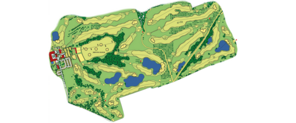 Der Feininger-Course: Par 71, 4.839m Länge Damen, 5.706m Länge Herren. (Foto: Spa & GolfResort Weimarer Land)