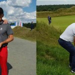 Frank Neumann (l.) mit Magnus Atlevi bei der Winstongolf Senior Open. (Foto: Frank Neumann)