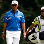 Hideki Matsuyama stark unterwegs bei der WGC - Bridgestone Invitational. Der Blick ins Bag. (Foto: Getty)
