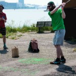 Golf spielen, wo es keine Abschläge, Fairways oder Grüns gibt? Crossgolf lautet die Löung! (Foto: European Urban Golf Cup)