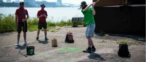 Golf spielen, wo es keine Abschläge, Fairways oder Grüns gibt? Crossgolf lautet die Löung! (Foto: European Urban Golf Cup)